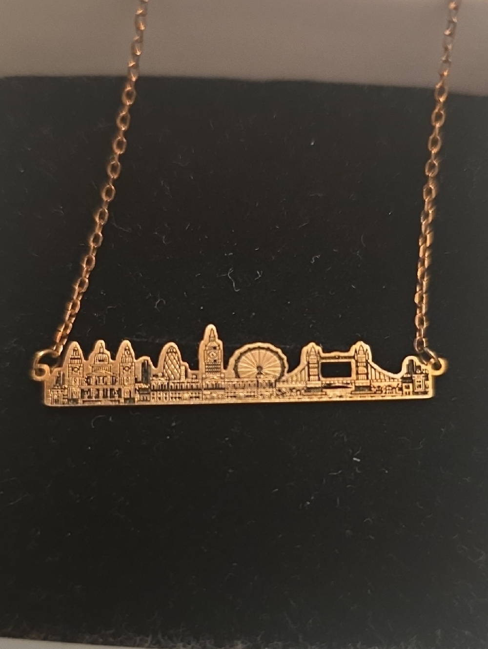 London Skyline Bar Necklace